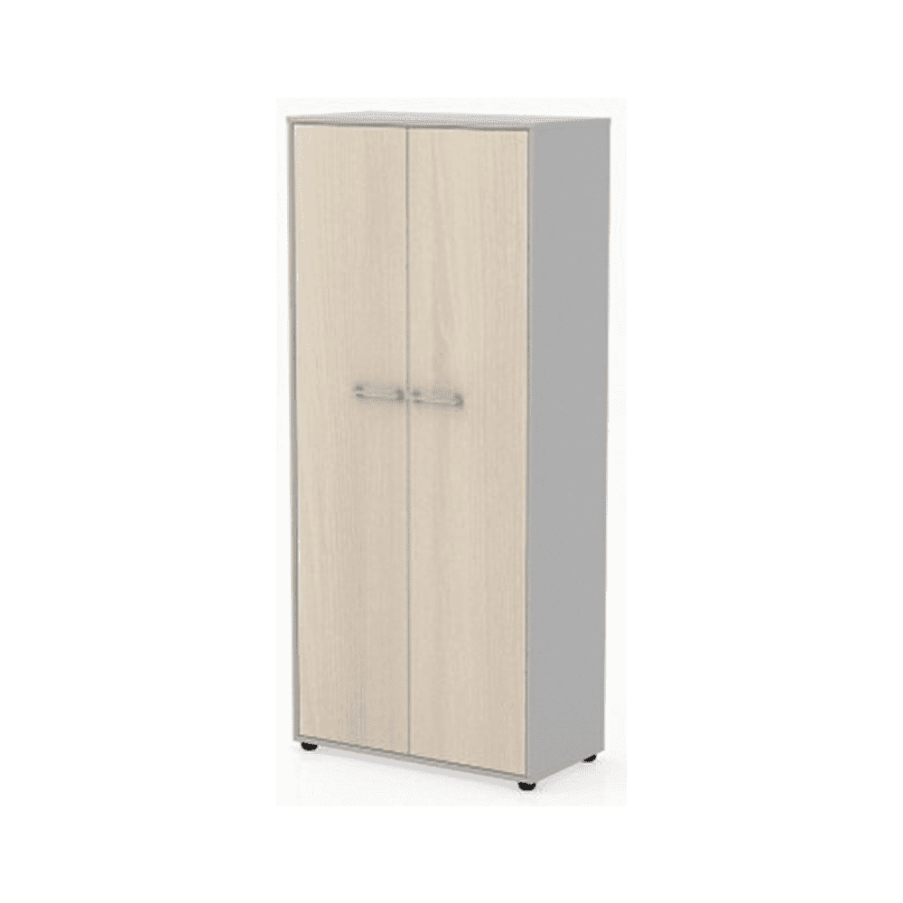 Коллекция Титан Шкаф ТН450/2+ТНД52+ТНТ80/2, 800х400х1825, с глухими высокими дверями и топом