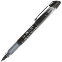 Ручка-роллер "Q-CONNECT", 0.5 мм, черный, стерж. черный