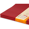 Блокнот "Cahier Journal Xlarge", А4, 190x250 мм, 60 л, 3 шт, клюквенный - 5