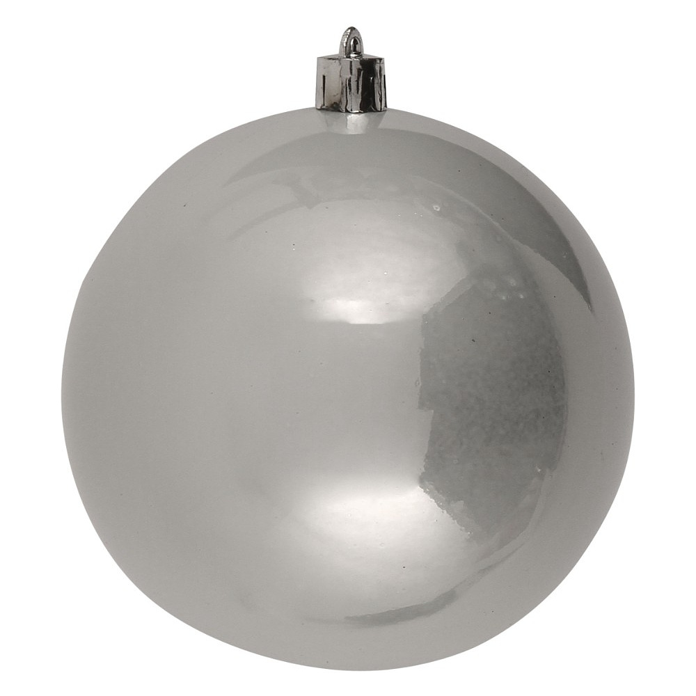 Шар елочный "183253", 10 см, пластик, ассорти, 3 шт/уп. - 5