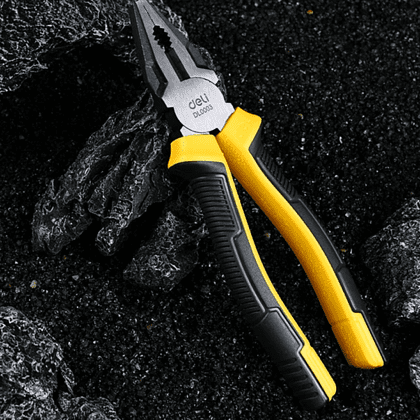 Плоскогубцы Deli YS EDL0003, 200 мм, 2-х компонентные рукоятки - 5