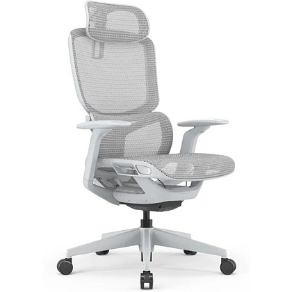 Кресло компьютерное SitZone E-JX-002А, сетка, пластик, белый