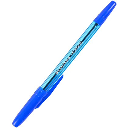 Ручка шариковая "Vitolina", 1.0 мм, прозрачный, стерж. синий