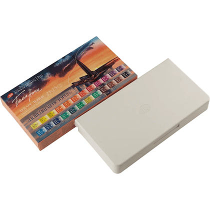 Краски акварельные "Белые ночи новейшая история", 24 цвета, кюветы - 3