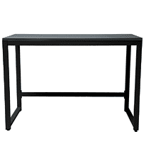 Стол письменный ALLERD RION, черный муар