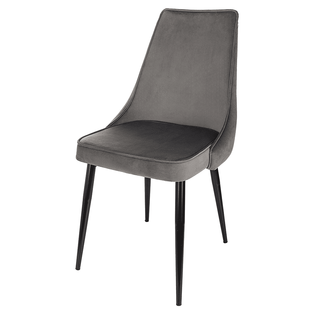 Стул Бюрократ "CH-K4_2", ткань, темно-серый, металл,  комплект 2 штуки - 4