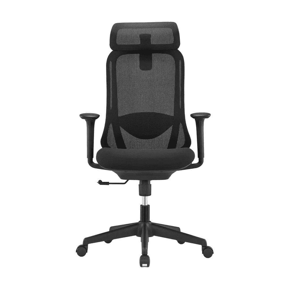 Кресло для руководителя SitZone U-090A, сетка, ткань, пластик, черный - 2