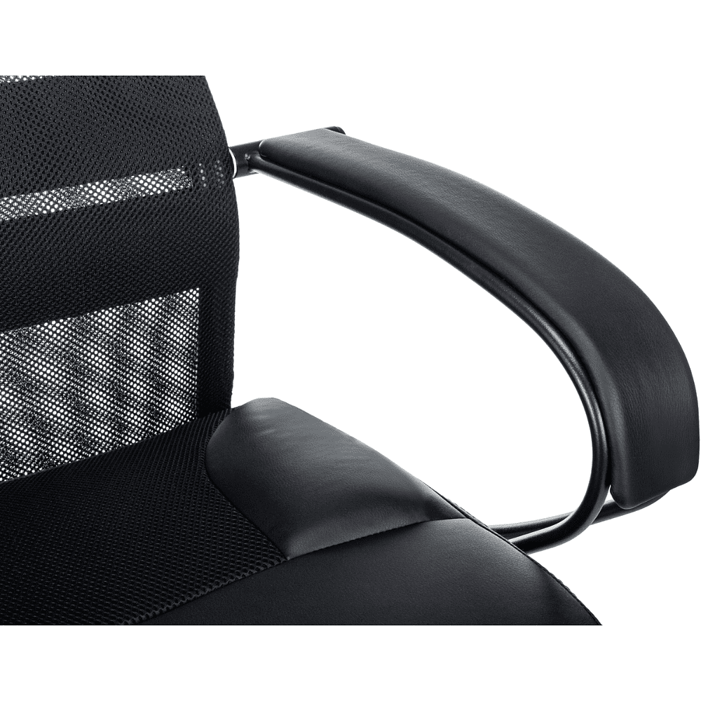 Компьютерное кресло "Бюрократ CH-NOVA LUX", сетка, экокожа, пластик, черный - 12