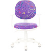 Кресло детское Бюрократ CH-W356AXSN, ткань, пластик, фиолетовый - 2
