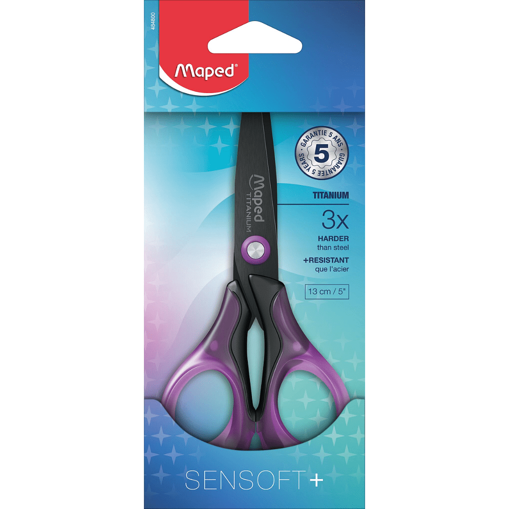 Ножницы "Sensoft", 13 см, ассорти - 7