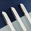 Ручка-роллер Pentel "Floatune", 0.8 мм, белый, стерж. черный - 4