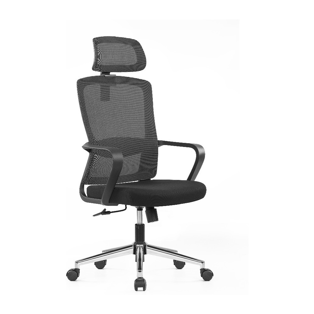 Кресло компьютерное SitZone U-060A, сетка, ткань, черный