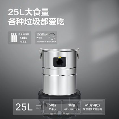 Пылесос сетевой Deli YS DL881835, 1400, 21 кПа, 35 л, черный - 4