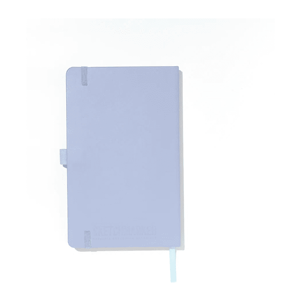 Скетчбук "Sketchmarker", 13х21 см, 140 г/м2, 80 листов, пыльный голубой - 4