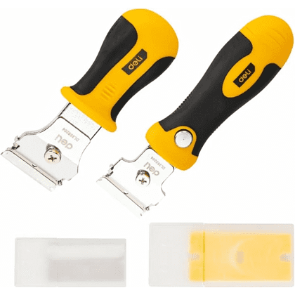 Набор скребков Deli YS EDL359204, 105 x 50 мм, 2 шт., 10 лезвий в комплекте