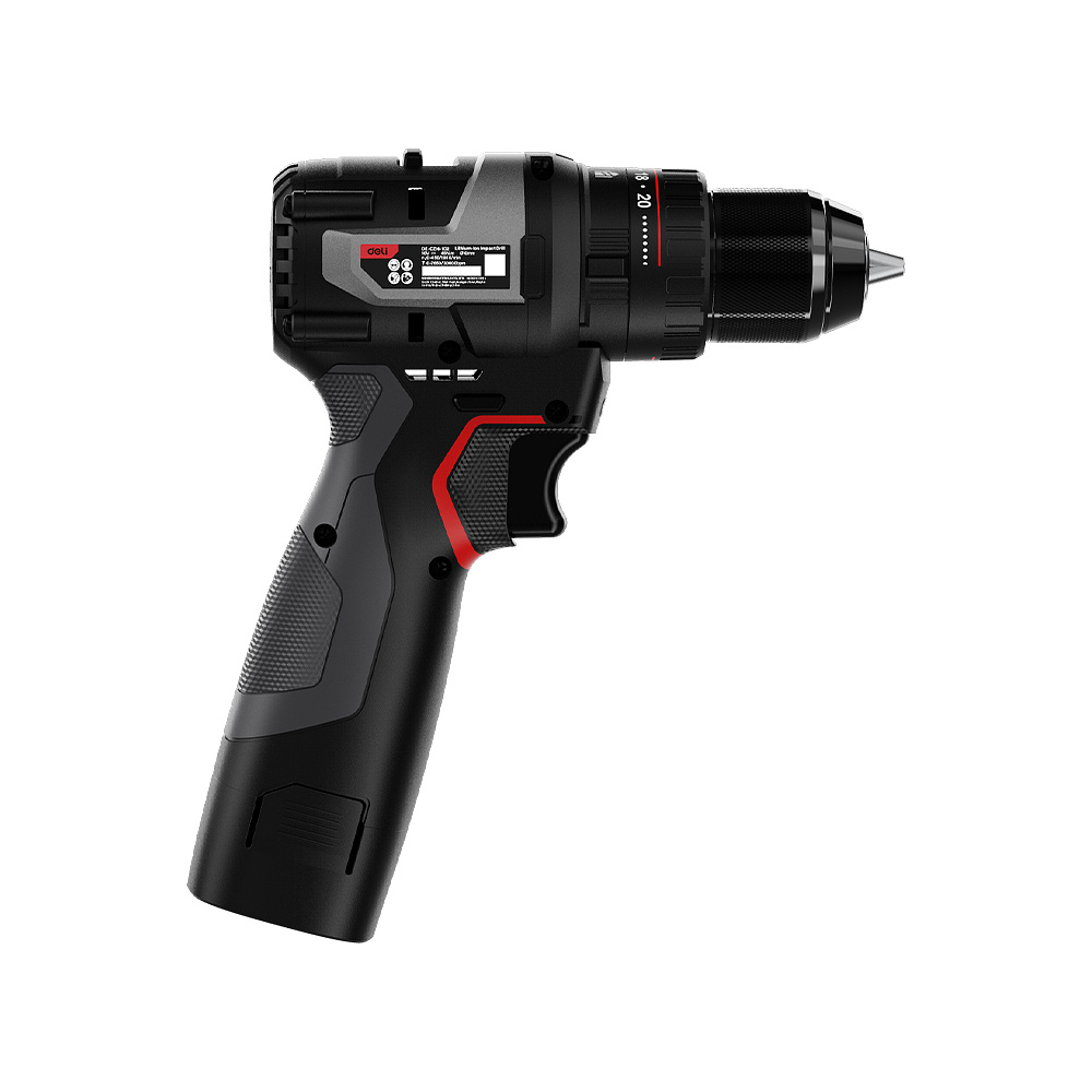 Аккумуляторная дрель-шуруповерт Deli RS EDE-CZ16-1D2 16 В, 45 Нм, 2 АКБ, 2 Ач, сумка - 6