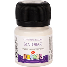 Краска акриловая матовая "Декола", 20 мл., банка