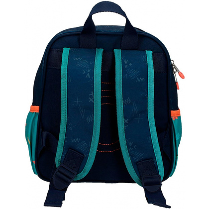 Рюкзак школьный Enso "Dino artist", S, темно-синий, зеленый - 3