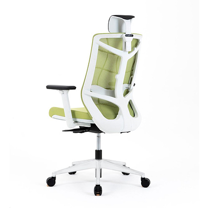 Кресло для руководителя "Nature II Slider", пластик, ткань, зеленый - 5