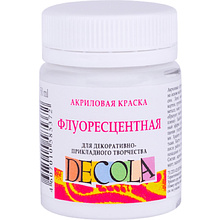 Краска акриловая неон "Декола"