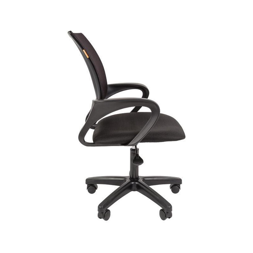 Кресло для персонала "Easy Chair 304 LT", ткань, сетка, пластик, черный  - 3