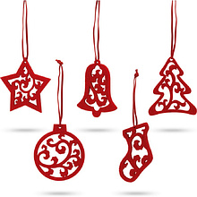 Набор новогодних игрушек "Jubany"