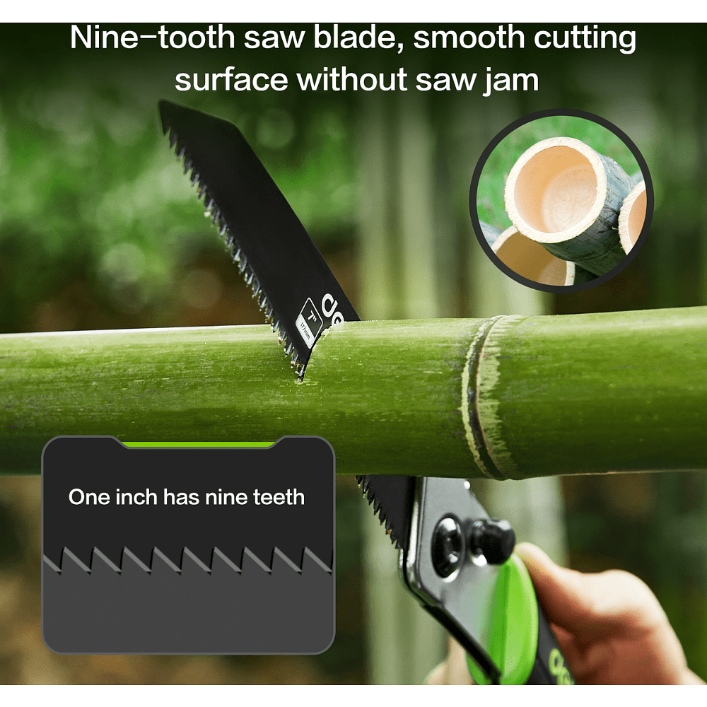 Пила садовая Deli GS EDL-YL2404, 178 мм, складная - 7