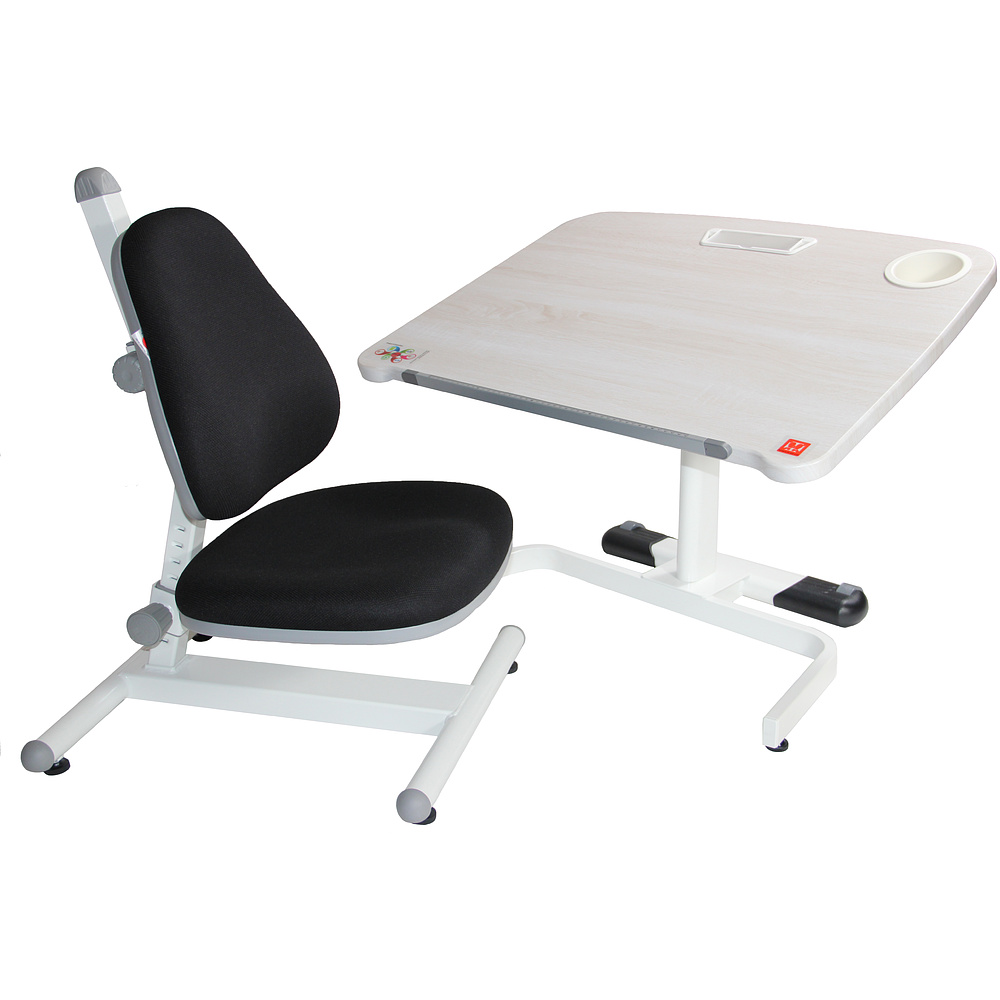 Стол Comf-Pro Coco Desk UR-83, 800х600х(540-755) мм, дуб белый - 6