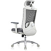 Кресло для руководителя EVOLUTION "ERGO PRIME", ткань, сетка, алюминий, серый - 6