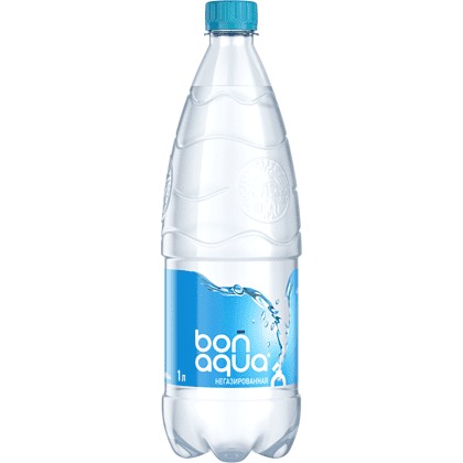 Вода питьевая "Bonaqua", негазированная, 1 л