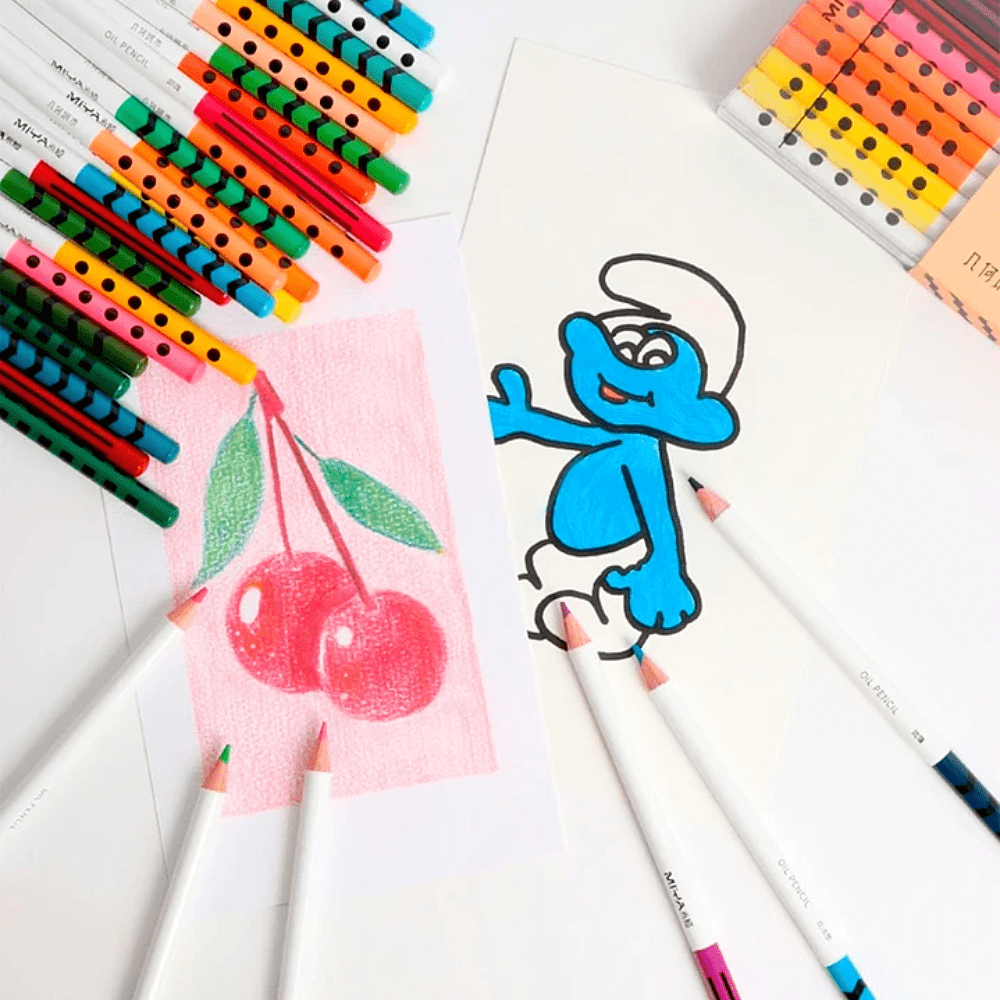 Цветные карандаши "Himi. Geometry city", 36 цветов - 5