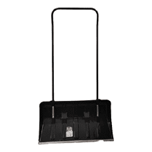 Движок для снега пластмассовый 760х430 мм, с оцинкованной планкой