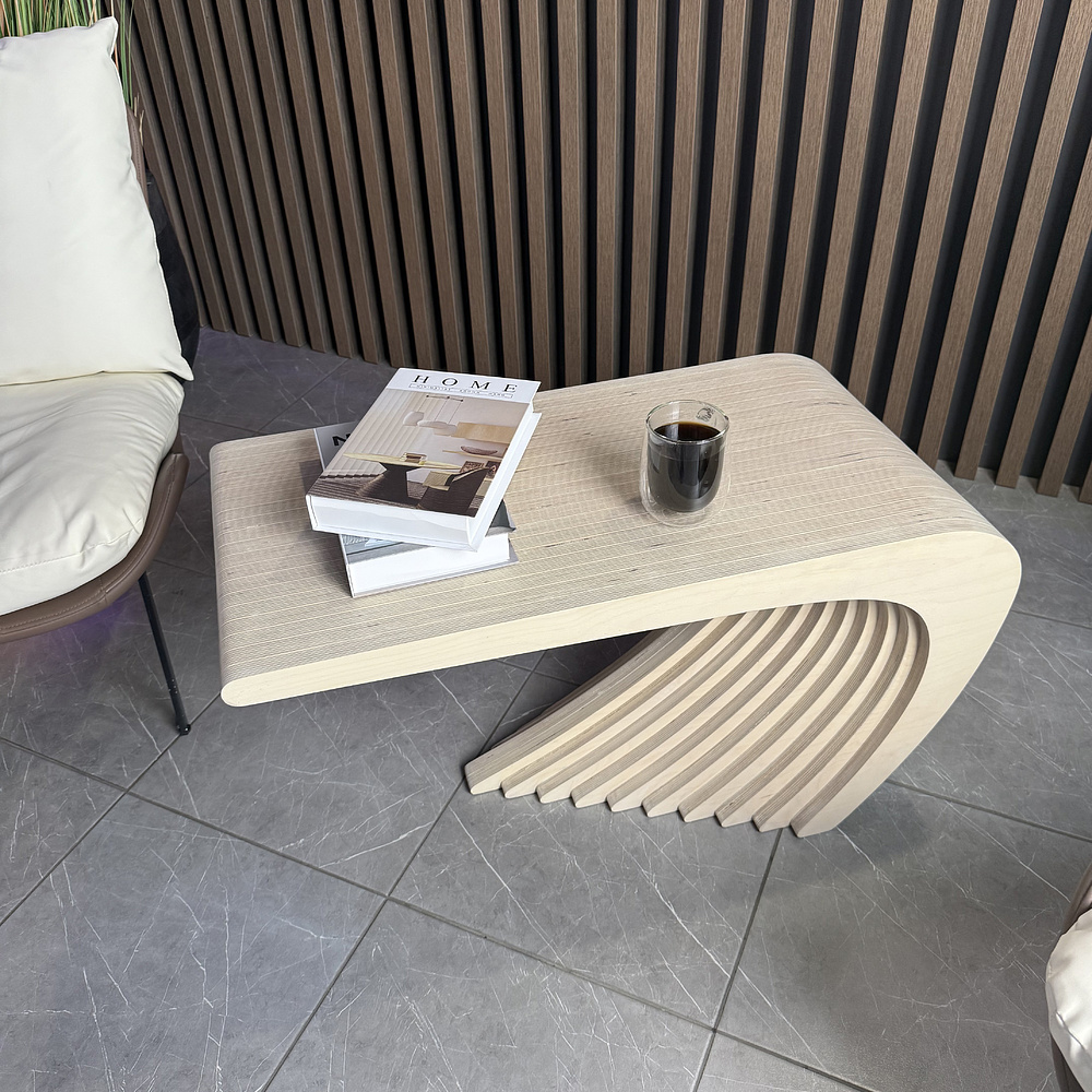 Журнальный столик Karlinwood GAP M 830х420x470 мм, фанера натуральная - 2