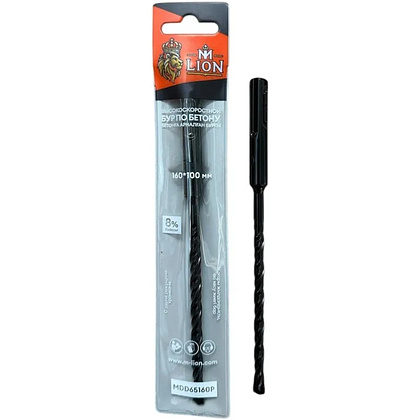 Бур по бетону M-Lion, MDD5160P, 5х160 мм, SDS+, двойная резьба