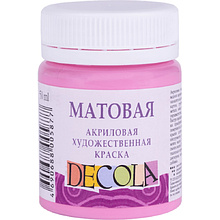 Краска акриловая матовая "Декола", 50 мл., банка