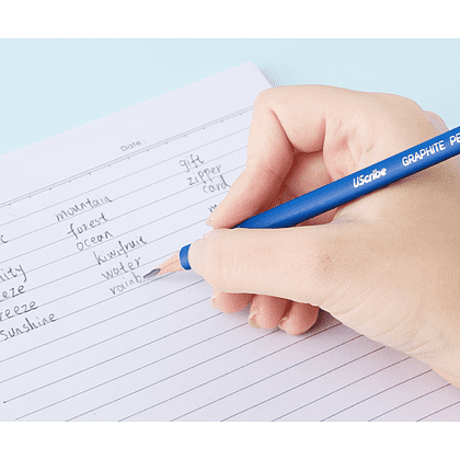 Карандаш простой "Deli Uspire", HB, синий - 2