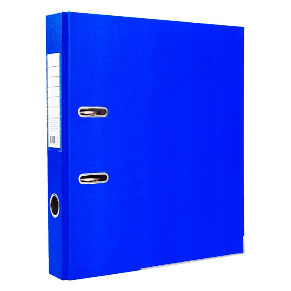 Папка-регистратор "OfficeStyle", А4, 75 мм, ПВХ Эко, синий