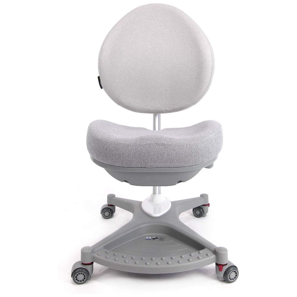 Кресло детское SingBee Cobee 138, ткань, серый, пластик, корпус серый, подставка для ног, с чехлом серым - 2