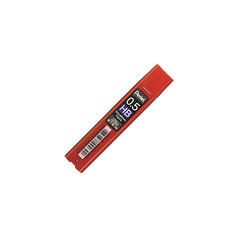 Грифели для автоматического карандаша "AinSTEIN", HB, 0.5 мм, 12 шт