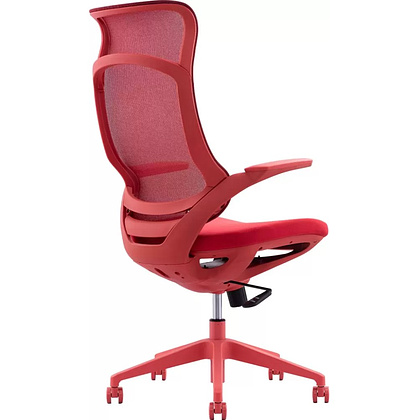 Кресло для руководителя EVERPROF Spirit, сетка, красный - 4