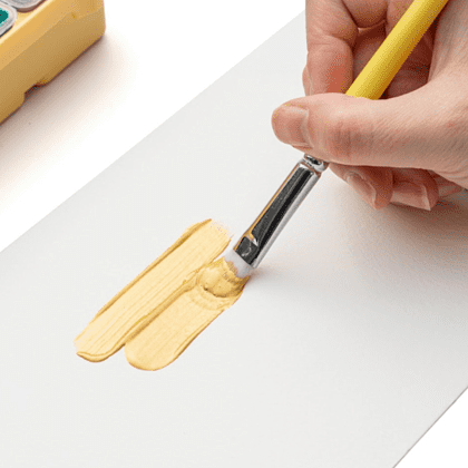 Краски гуашевые "Himi Jelly Cup. Metallic", 12 цветов, кювета, пластиковый футляр - 8