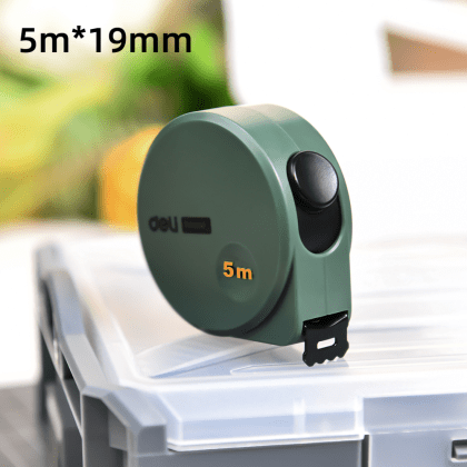 Рулетка Deli HS EHT8519L, 5 м х 19 мм, Soft Touch, зеленый - 2