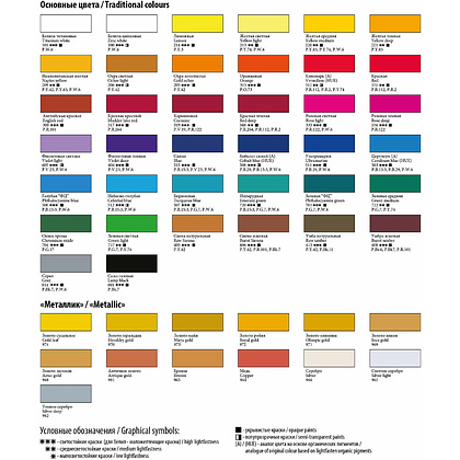 Краски акриловые "Ладога" 12 цв., 18 мл., подарочный - 4