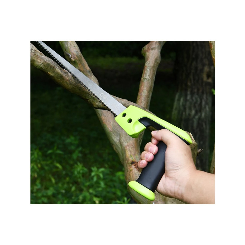 Пила-нож садовая Deli GS EDL580652, 300 мм, 7TPI, черный, зеленый - 4