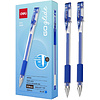Ручка гелевая "Go Glide", 0.5 мм, прозрачный, стерж. синий - 2