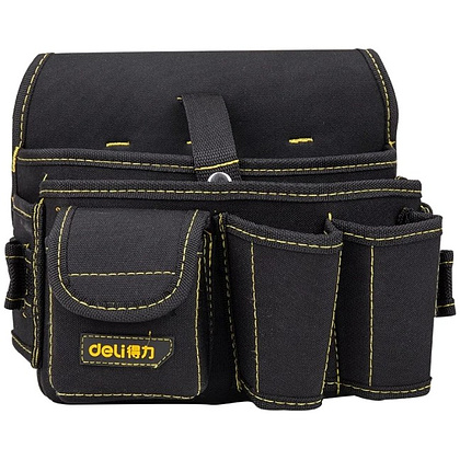 Сумка для инструментов поясная Deli YS EDL-P5, черный