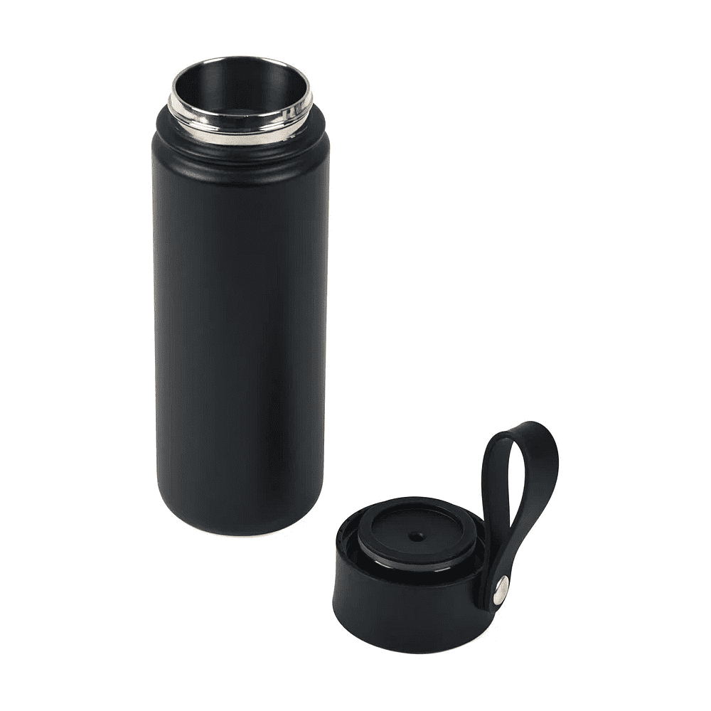 Кружка термическая "01079A", металл, 500 мл, черный - 2