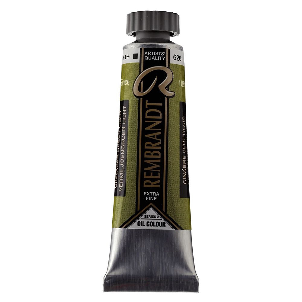 Краски масляные "Rembrandt", 626 киноварь зеленая светлая, 15 мл, туба