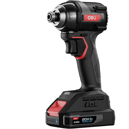 Аккумуляторный винтоверт Deli RS EDE-QZ20-1A4, 20 В, 200 Нм, 1 АКБ, 4 Ач, З/У 2А, коробка