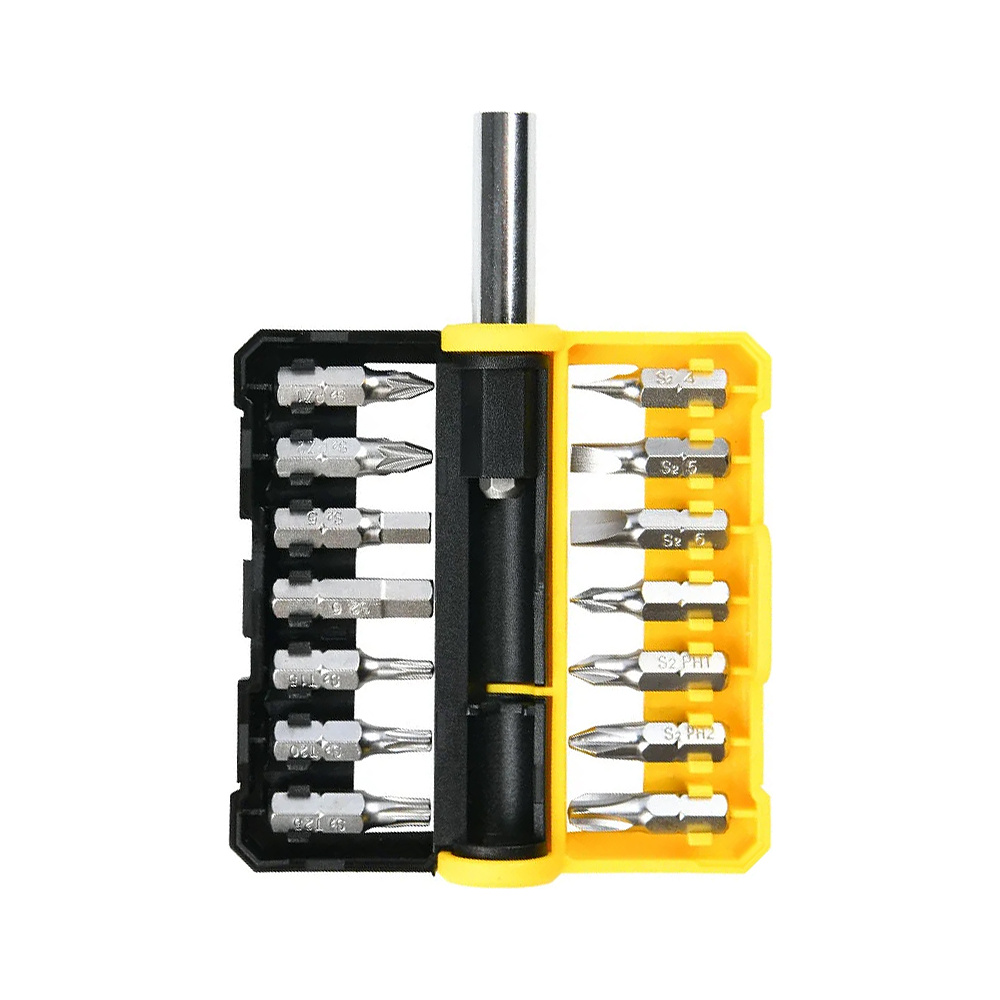 Отвертка Deli EDL251201 с битами, 15 предметов